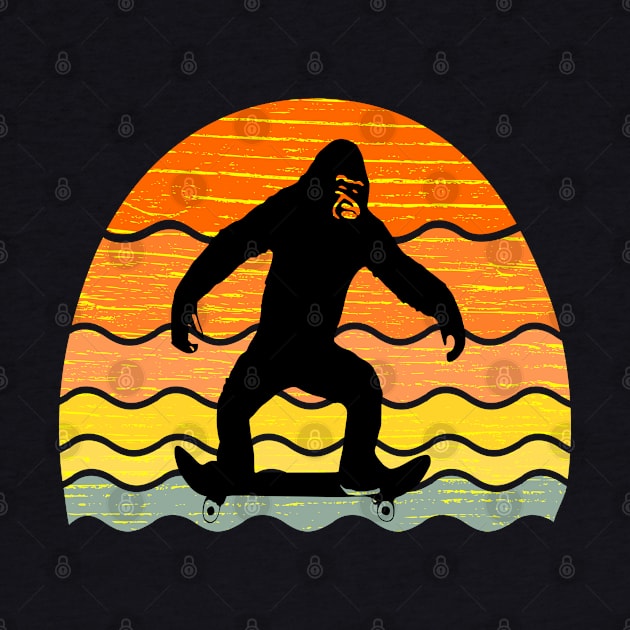 Skateboarding Gorilla by Gorilla-Tees